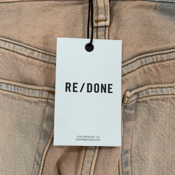 NEW! RE/DONE 90s High Rise Sz 26 Loose Natural Sedona Distress Jeans $275 I10-14 - Picture 6 of 10